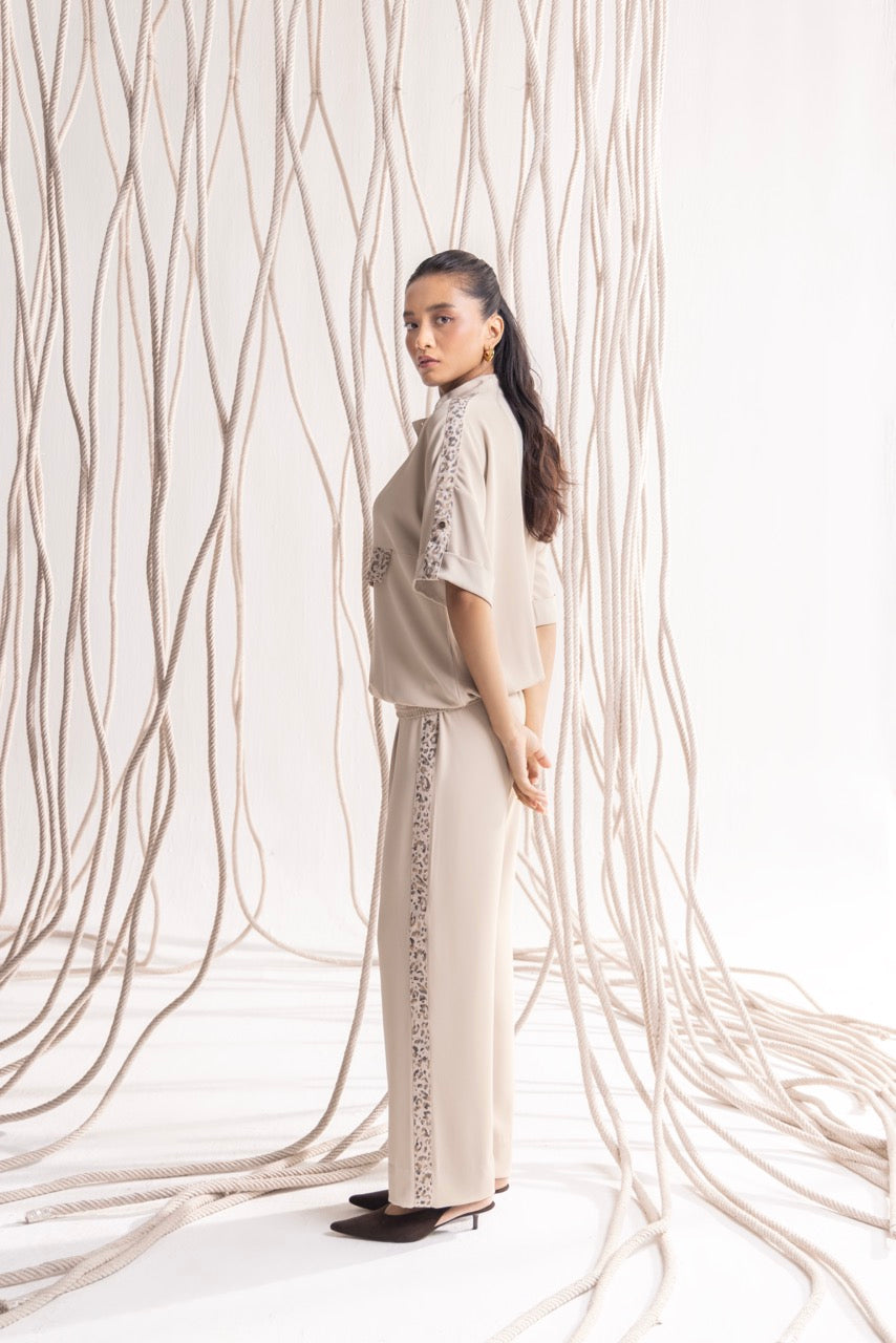 FIONA BEIGE CO-ORD SET