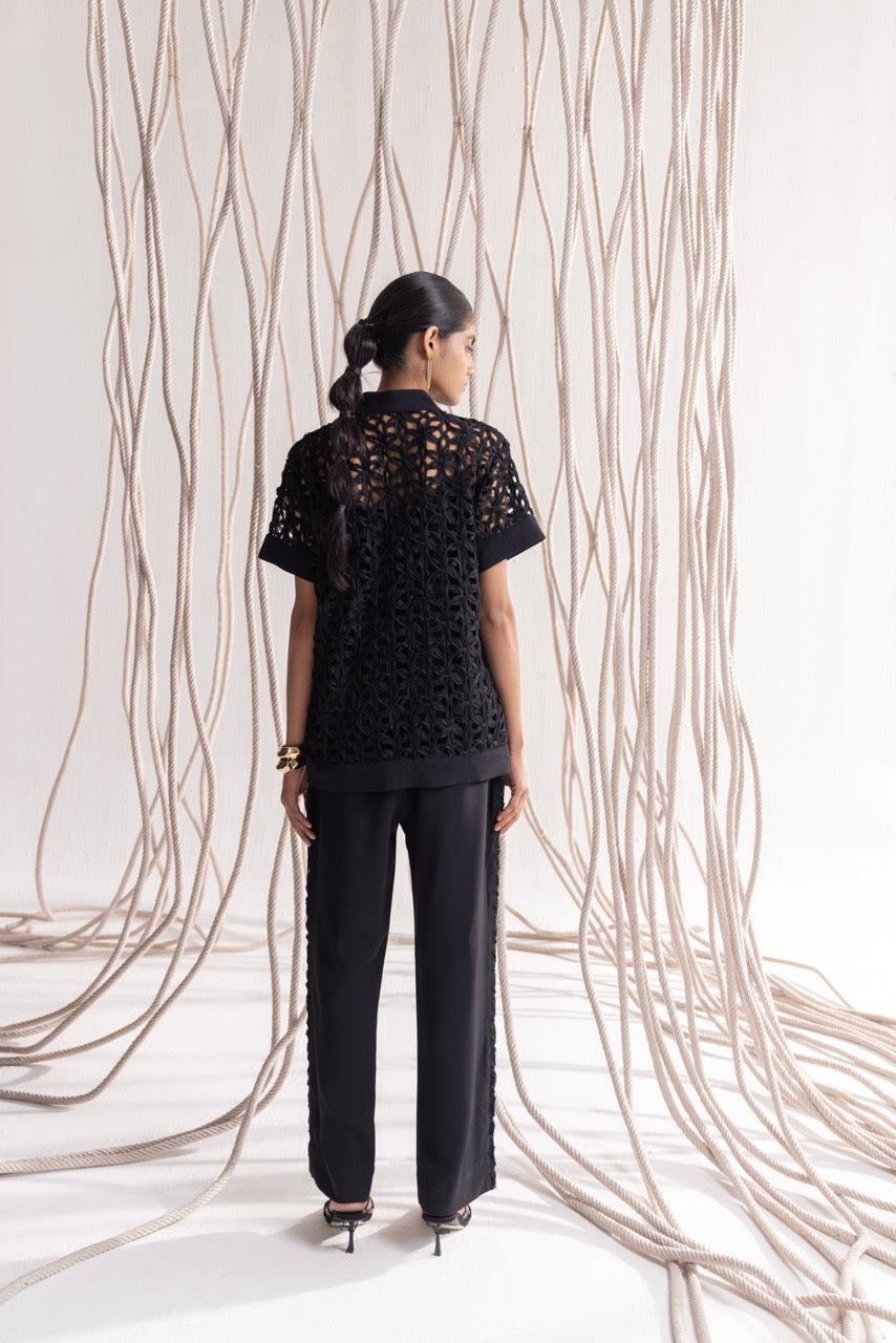 Kiana Lace Black Co-ord Set