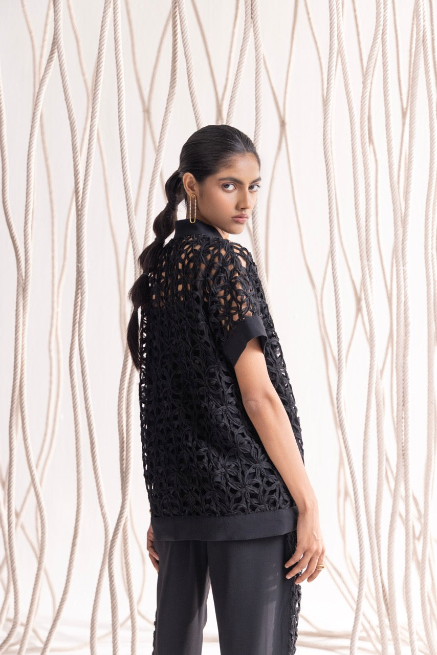 Kiana Lace Black Co-ord Set