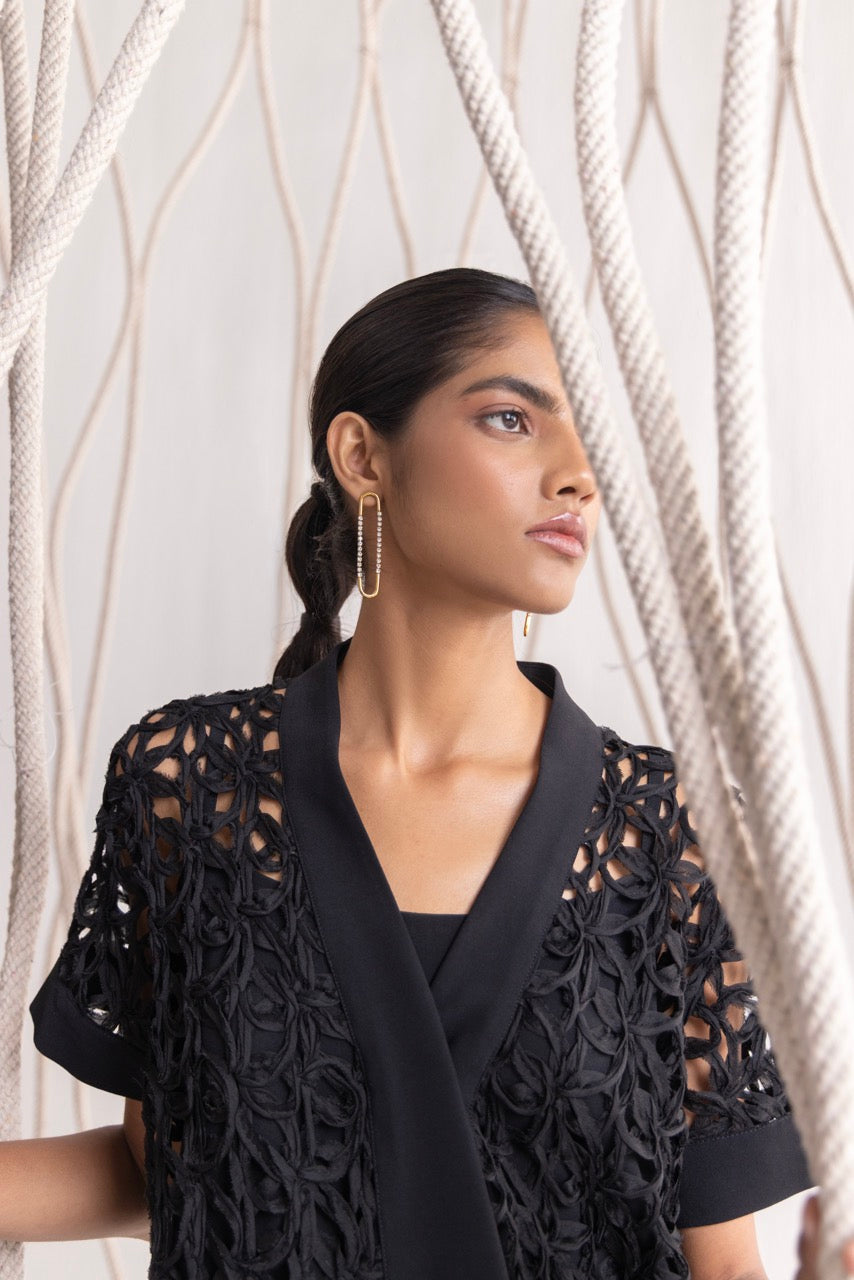 Kiana Lace Black Co-ord Set
