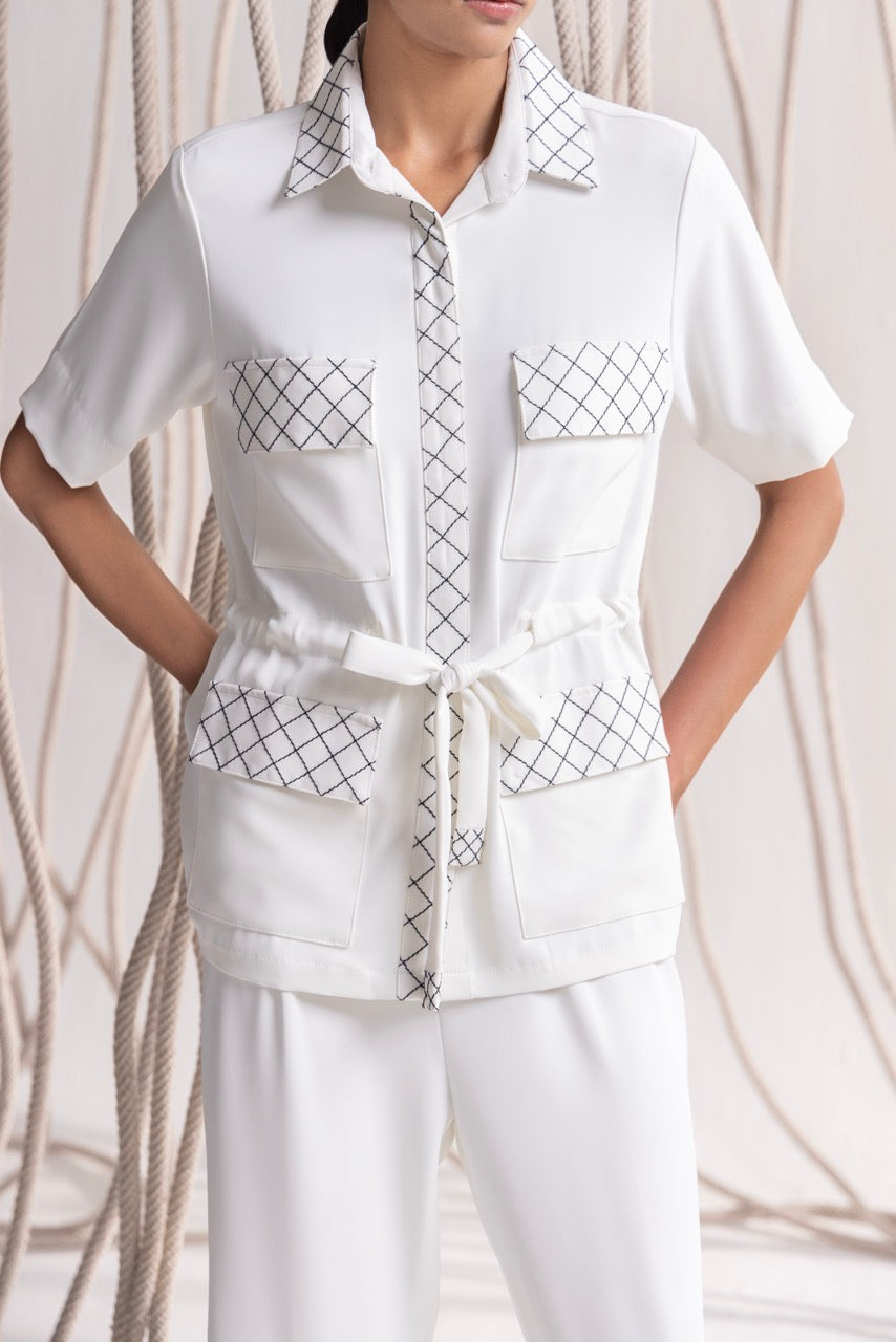 White Four Pocket Set