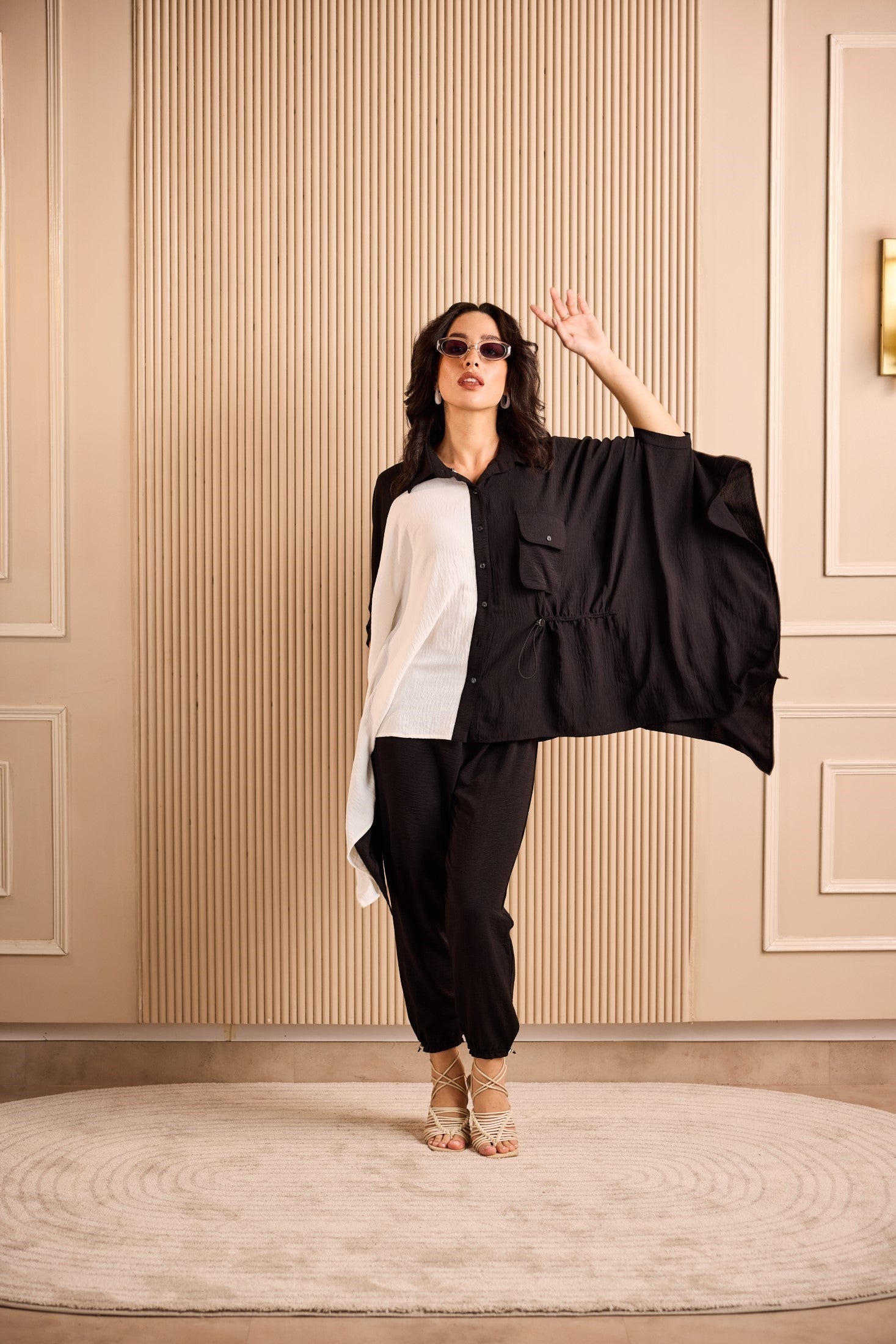 YIN YANG CAPE CO-ORD SET