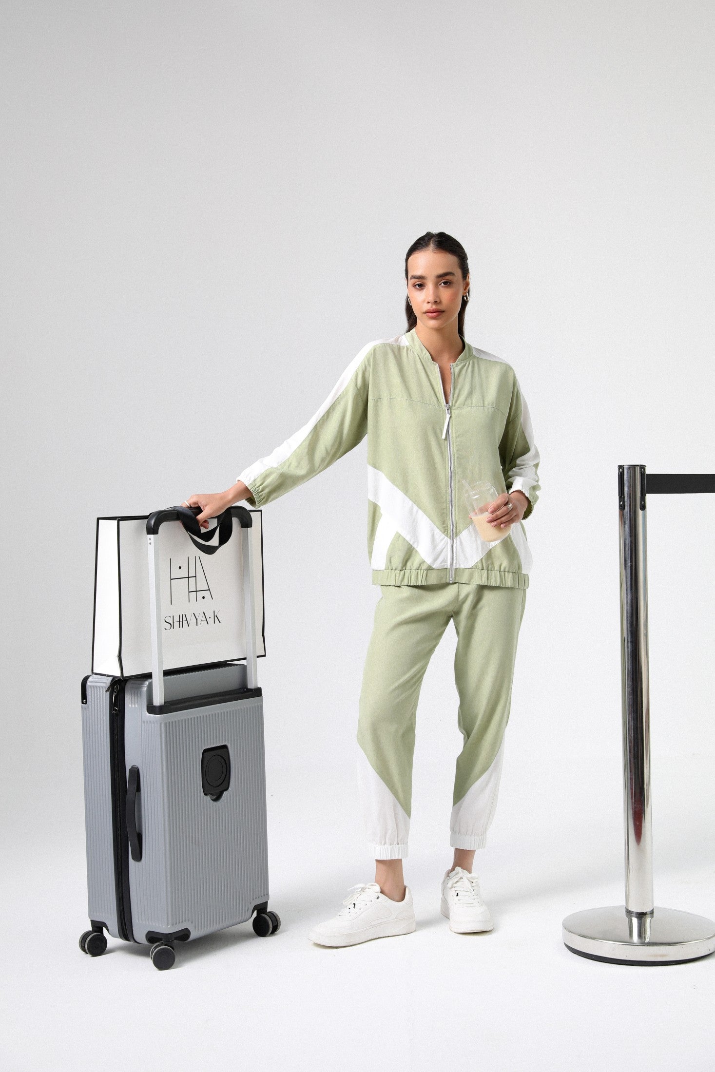 CRUZ CO-ORD SET (SAGE GREEN)