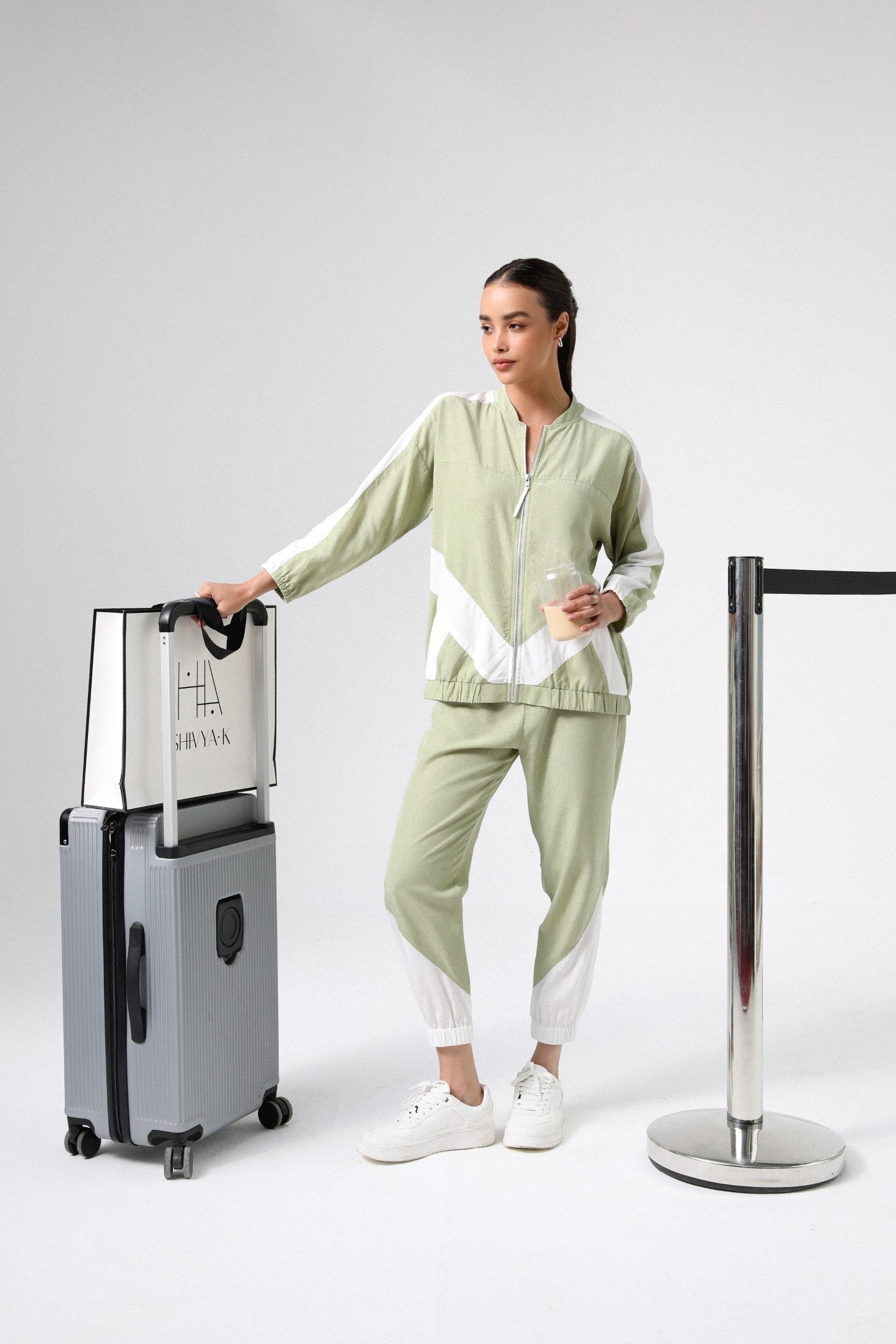 CRUZ CO-ORD SET (SAGE GREEN)