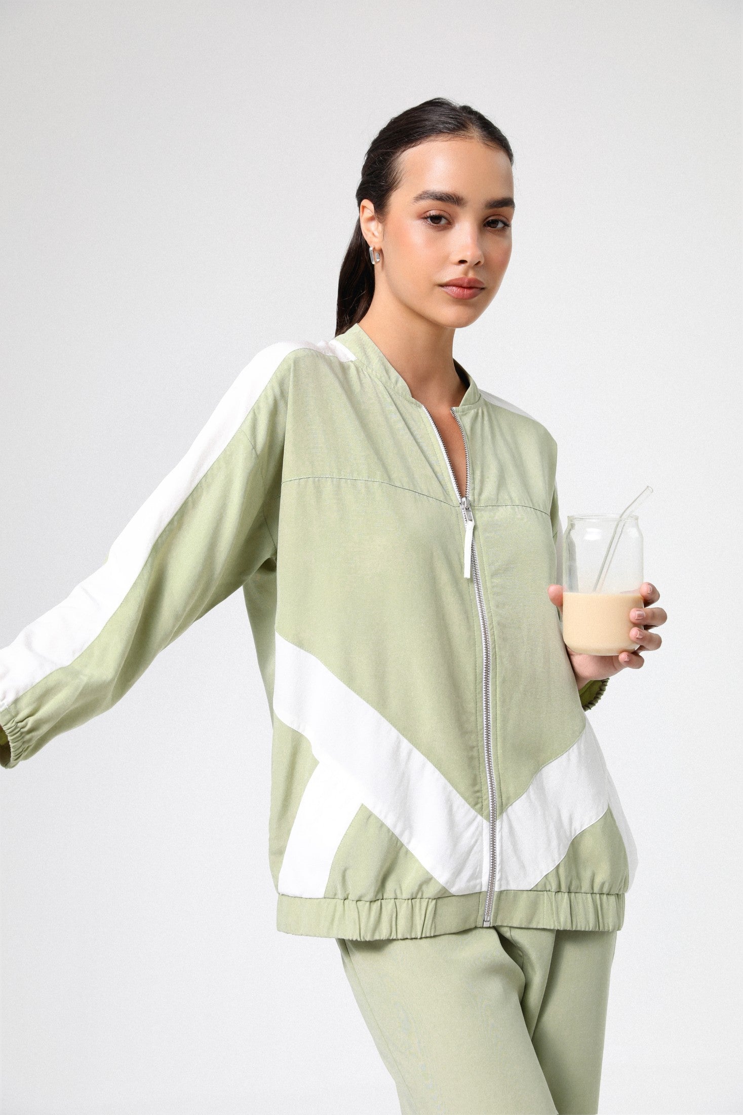CRUZ CO-ORD SET (SAGE GREEN)