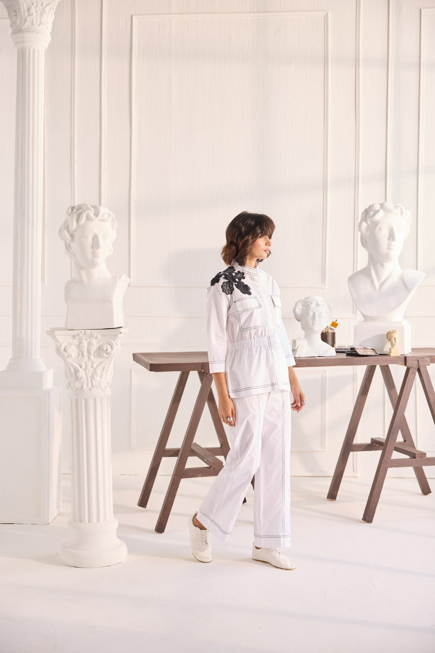 SHOULDER BLOOM CO-ORD SET