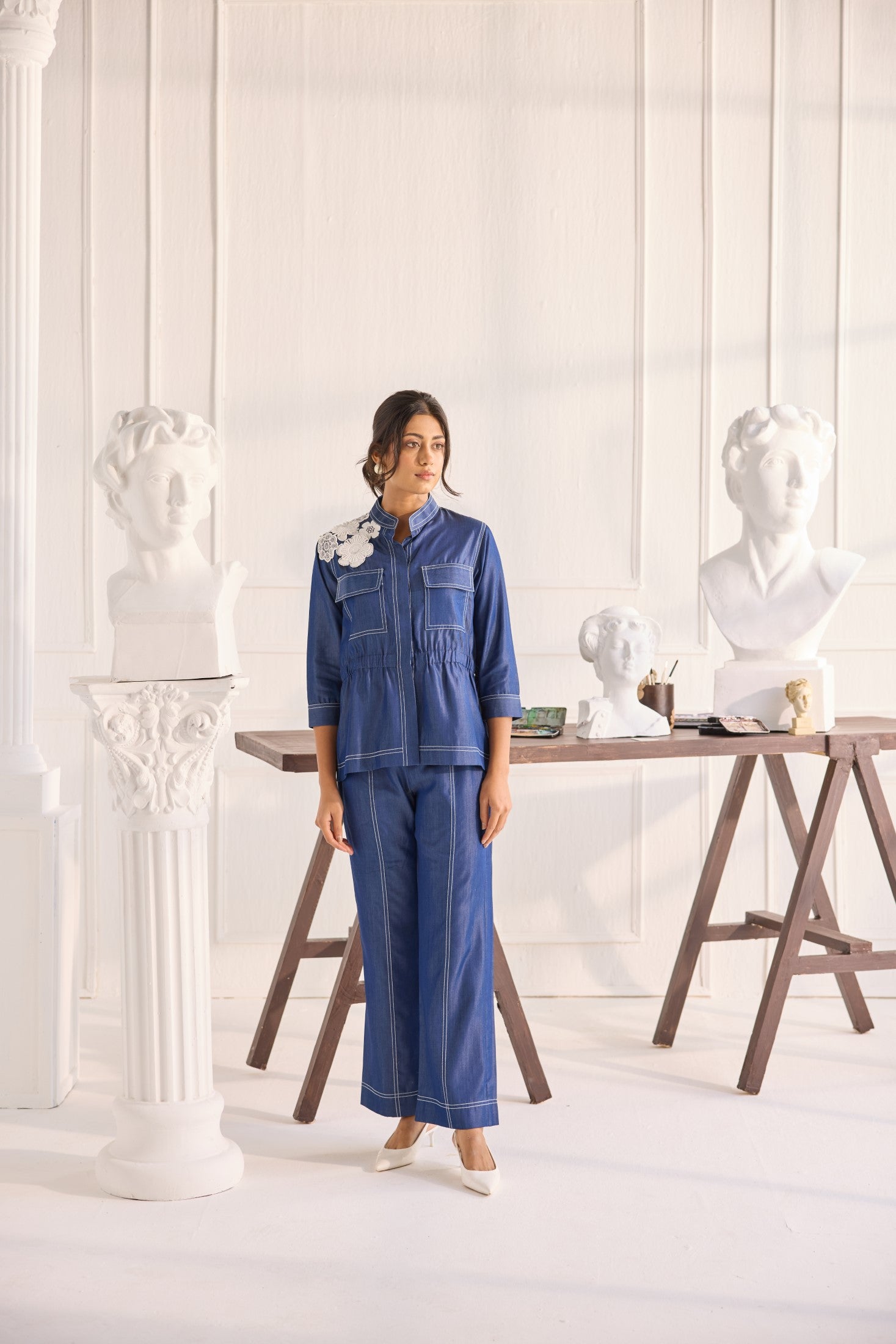 SHOULDER BLOOM CO-ORD SET