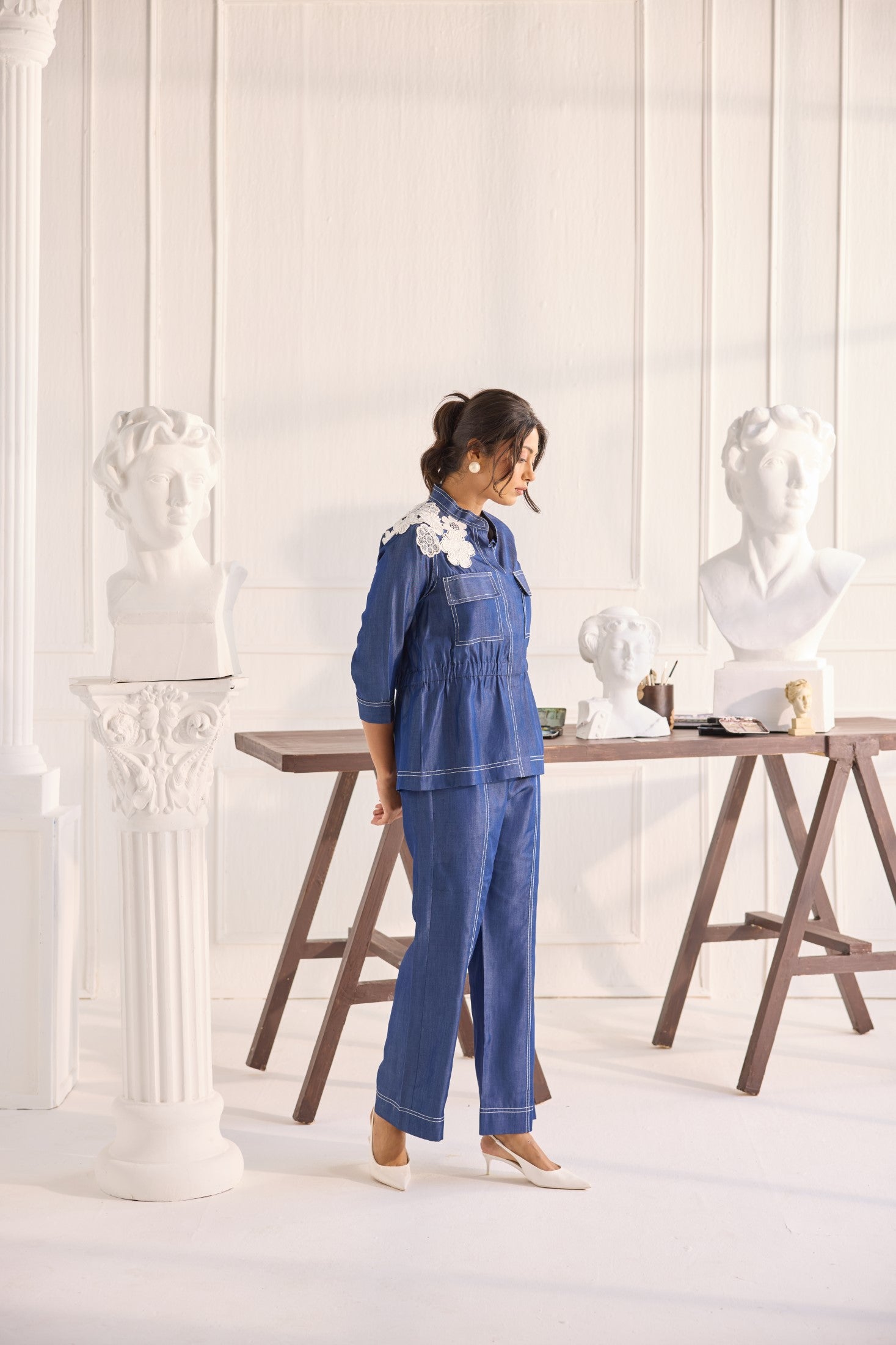 SHOULDER BLOOM CO-ORD SET