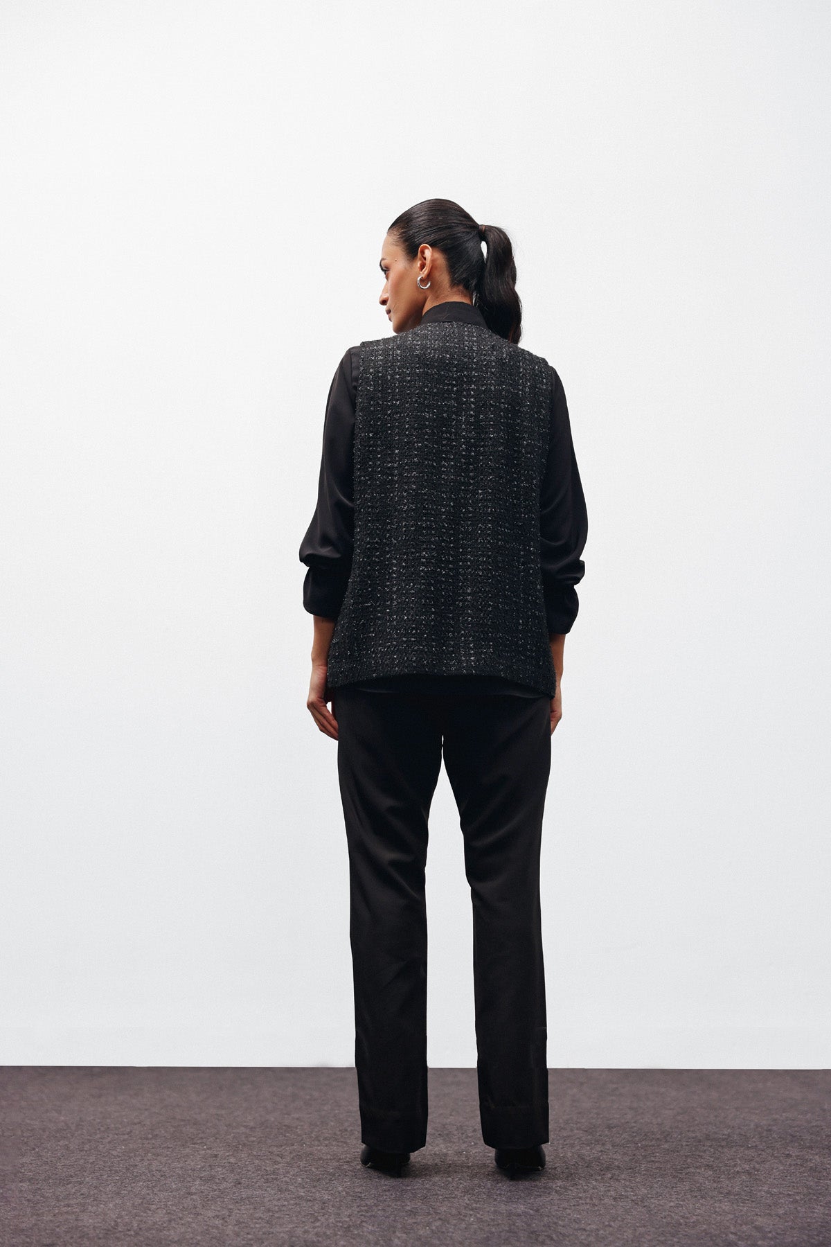 Tweed Theory Shirt and jacket set