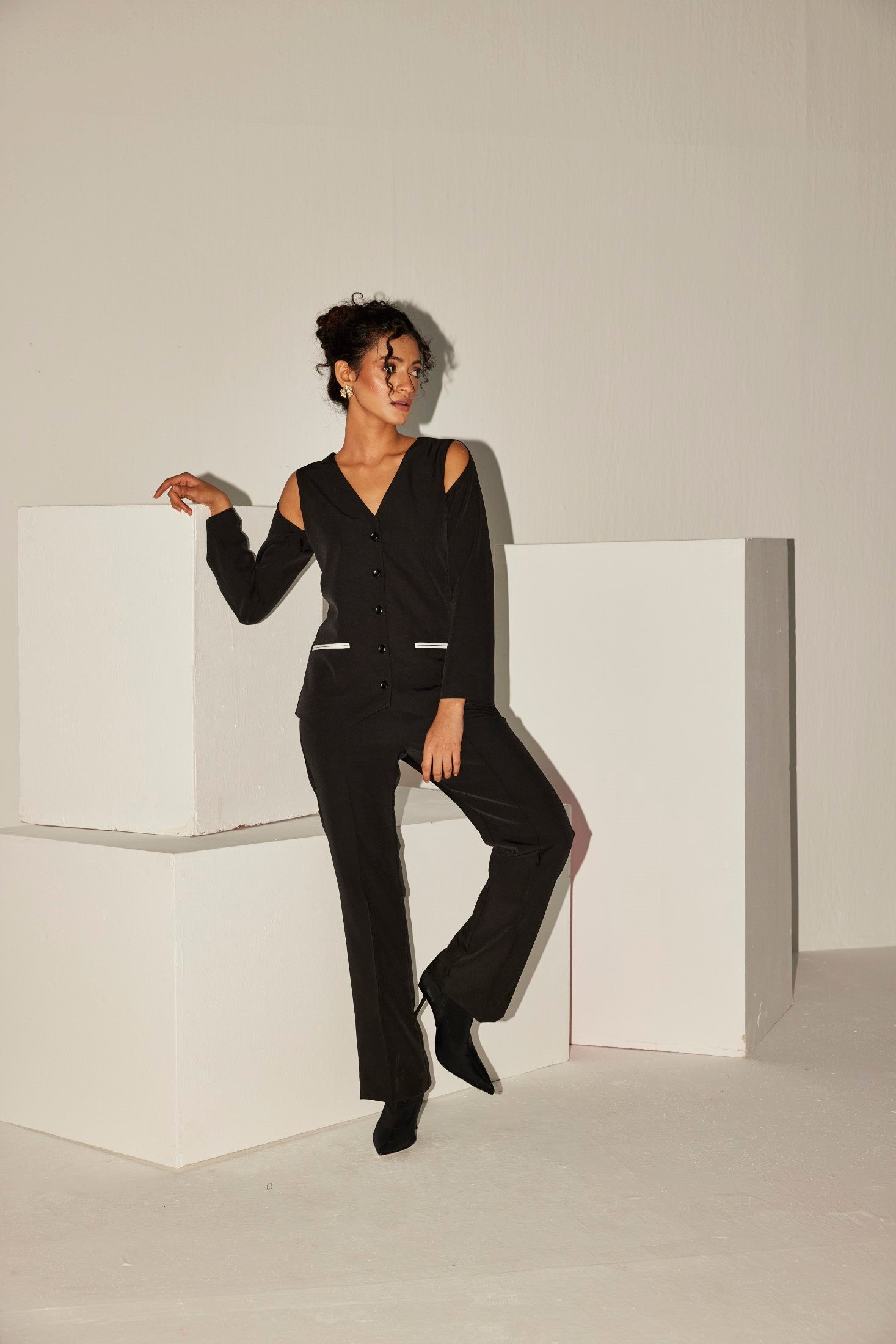 BLACK MILAN CO-ORD SET