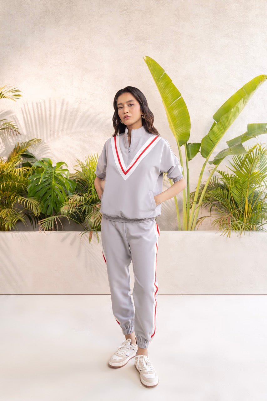 Nina Two Stripe Track Set