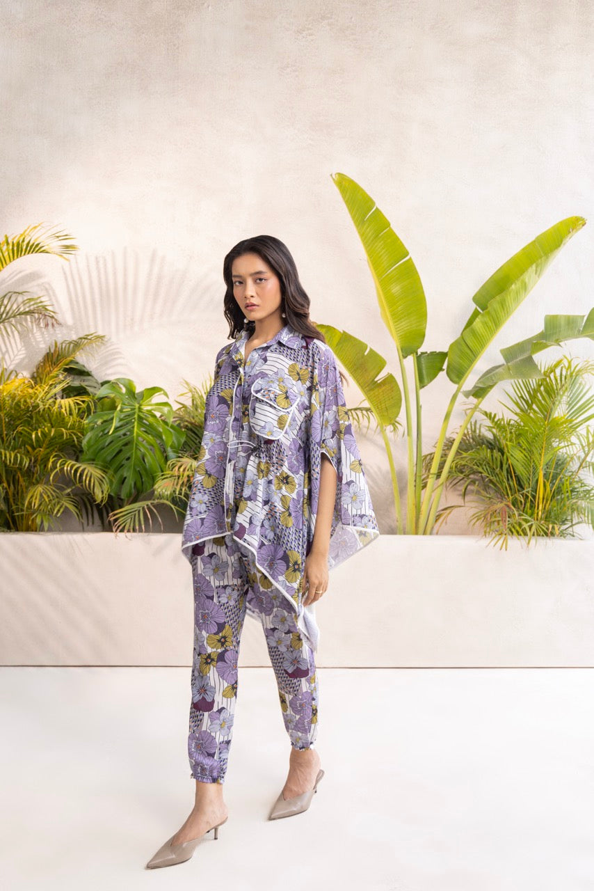 Noorie Print Cape Set