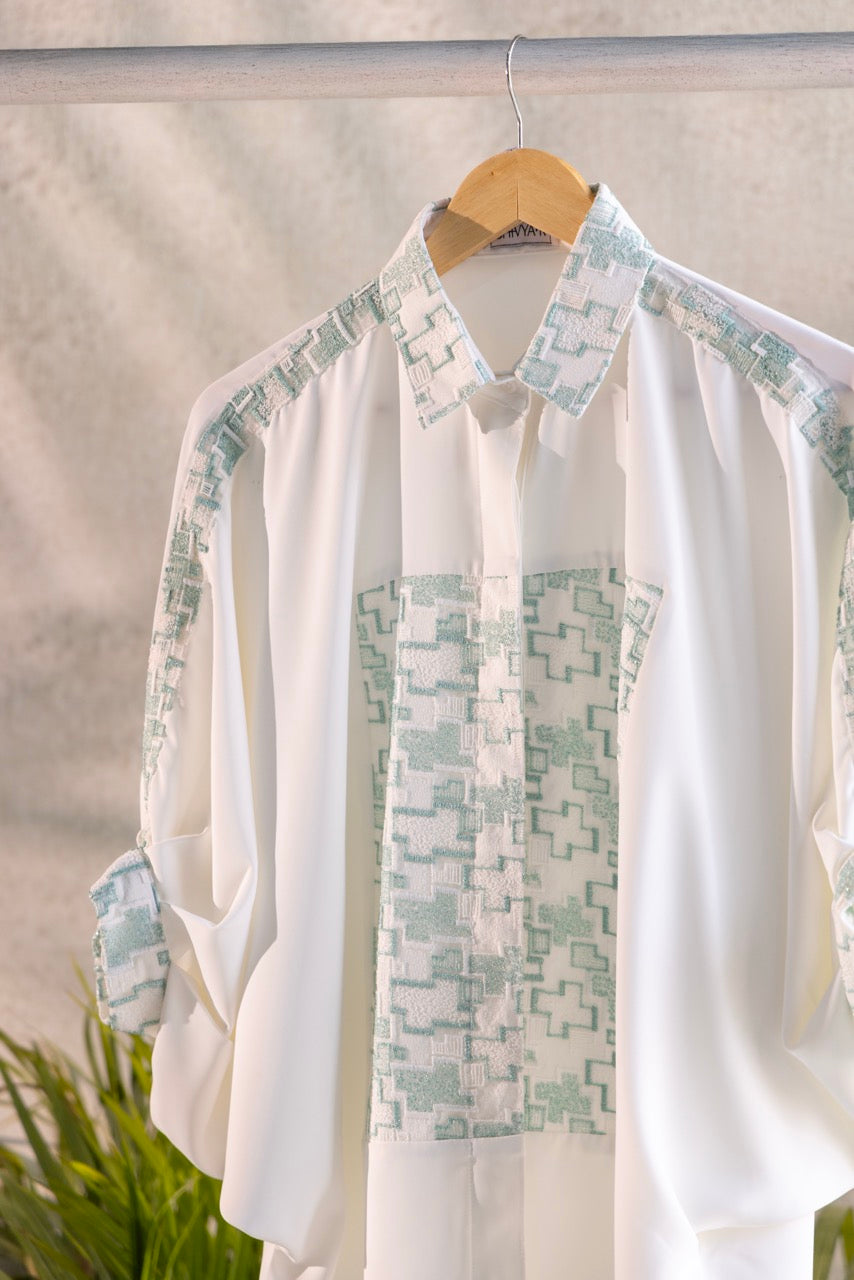 Puzzle Mint Shirt
