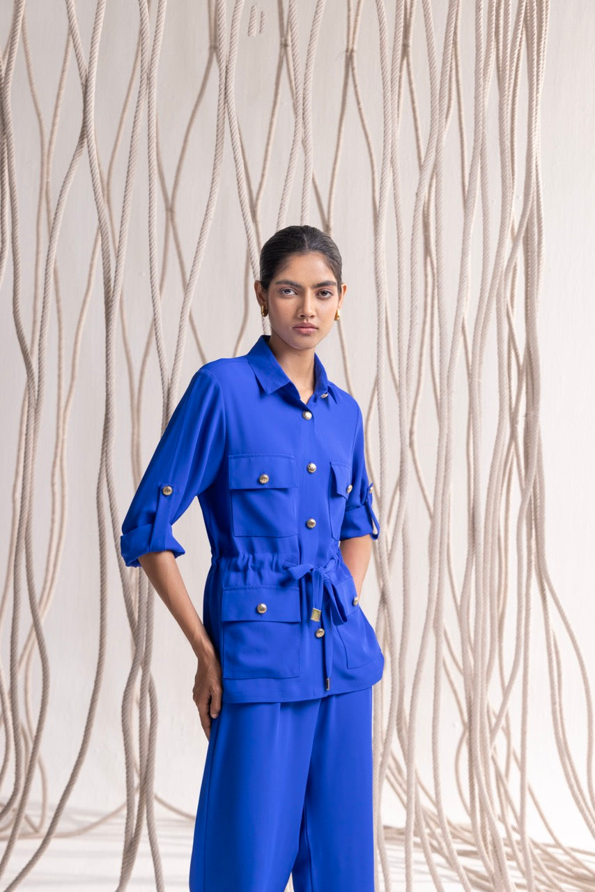 Electric Blue Four Pocket Set