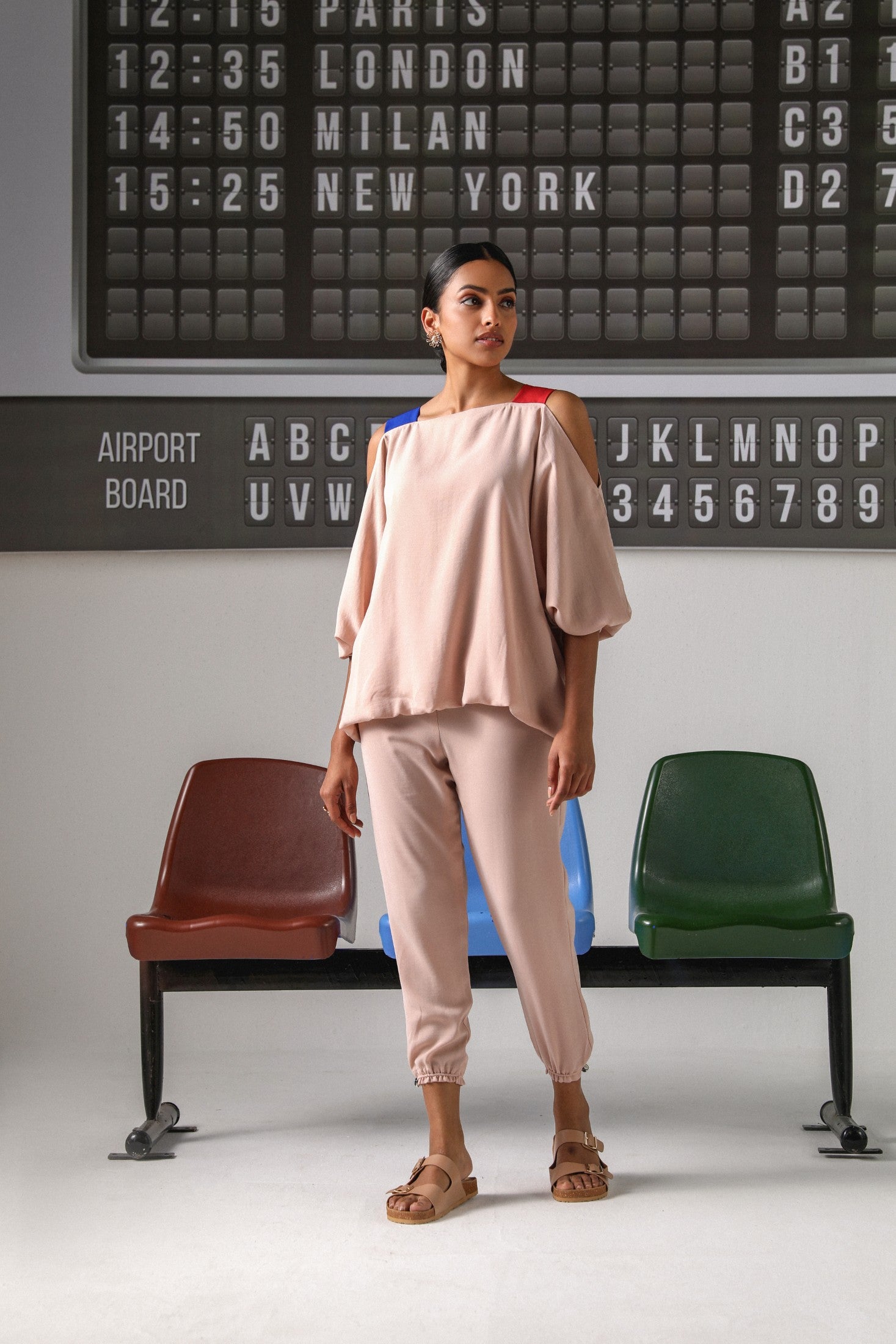 DRIFT CO-ORD SET (NUDE PINK)