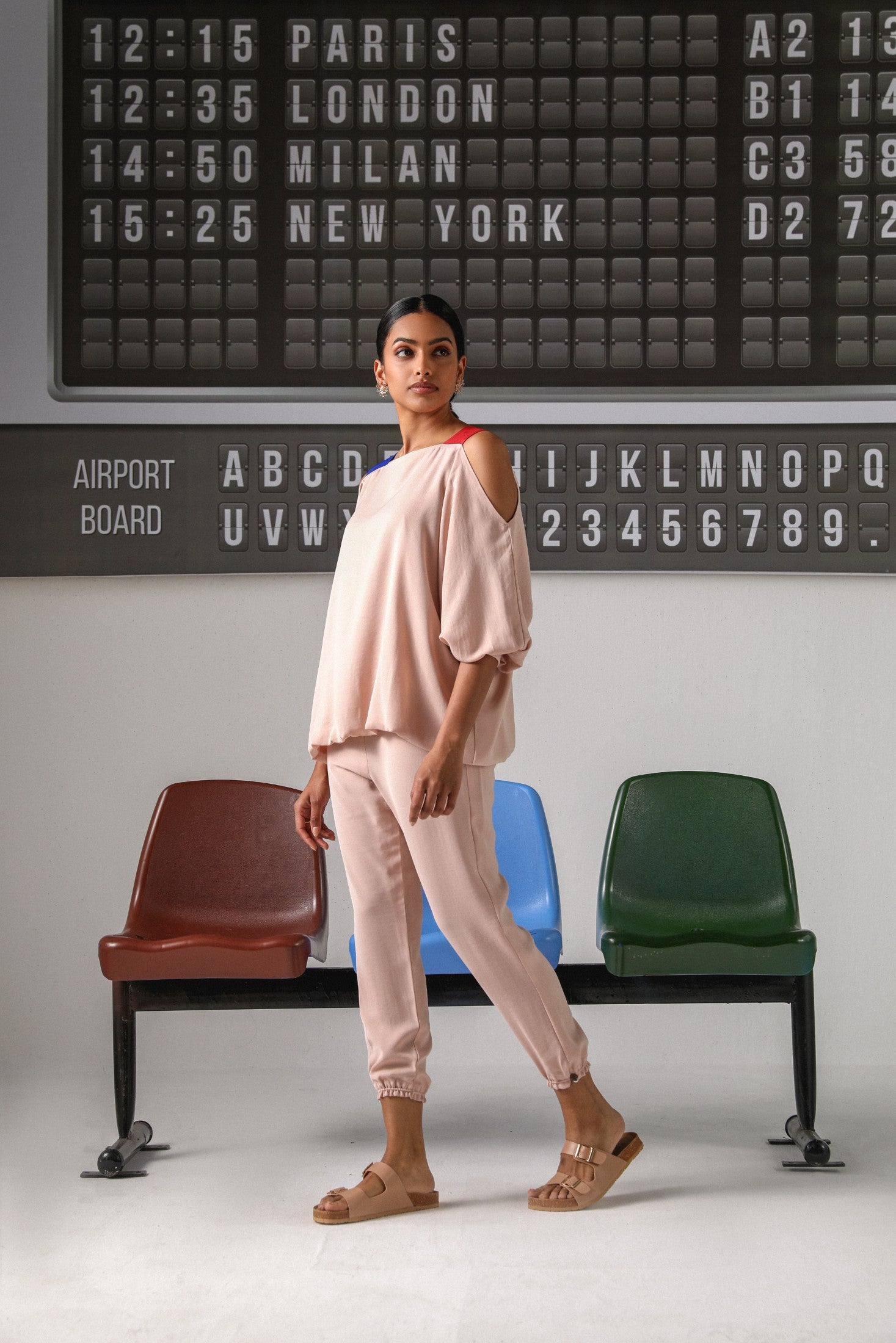 DRIFT CO-ORD SET (NUDE PINK)
