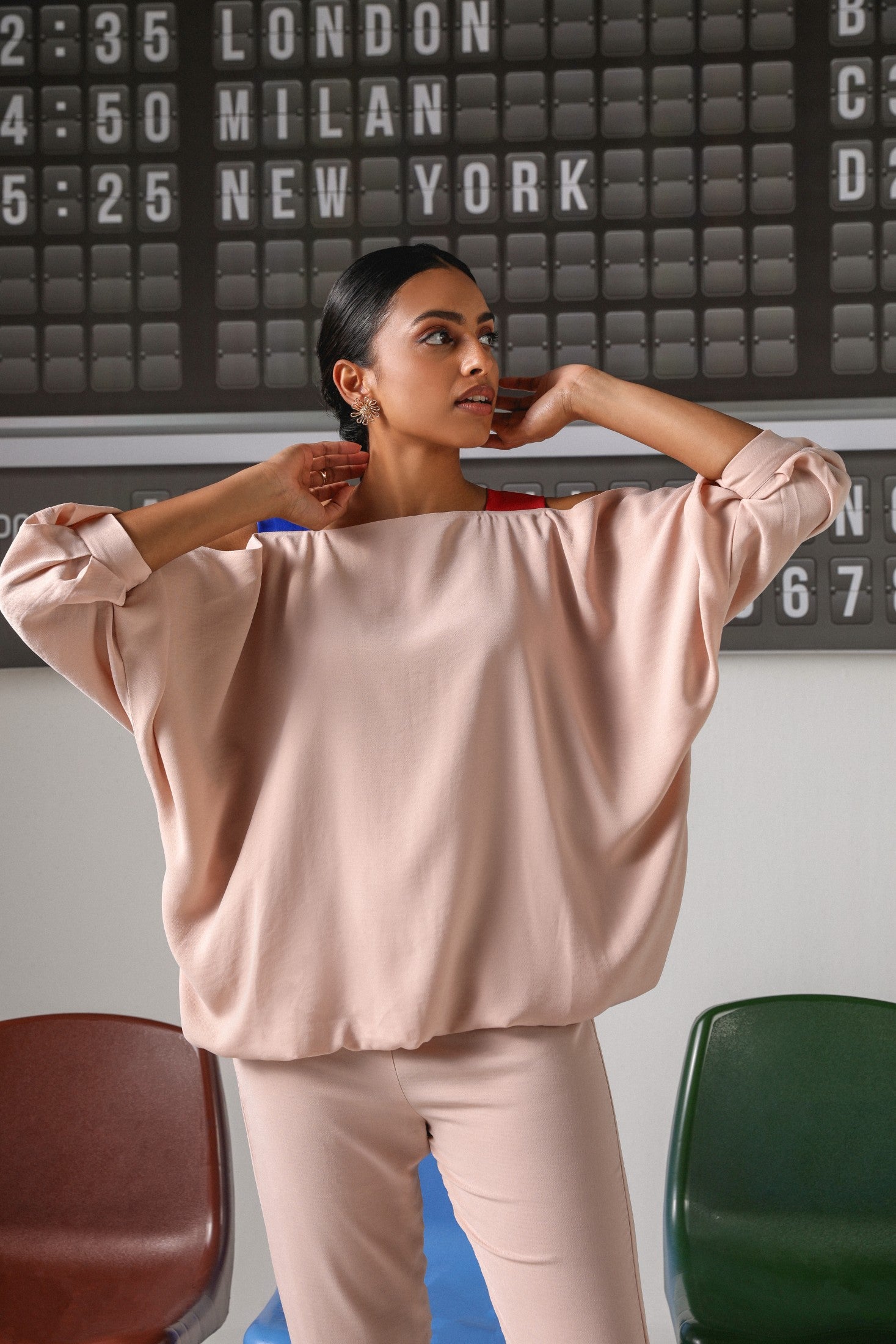 DRIFT CO-ORD SET (NUDE PINK)