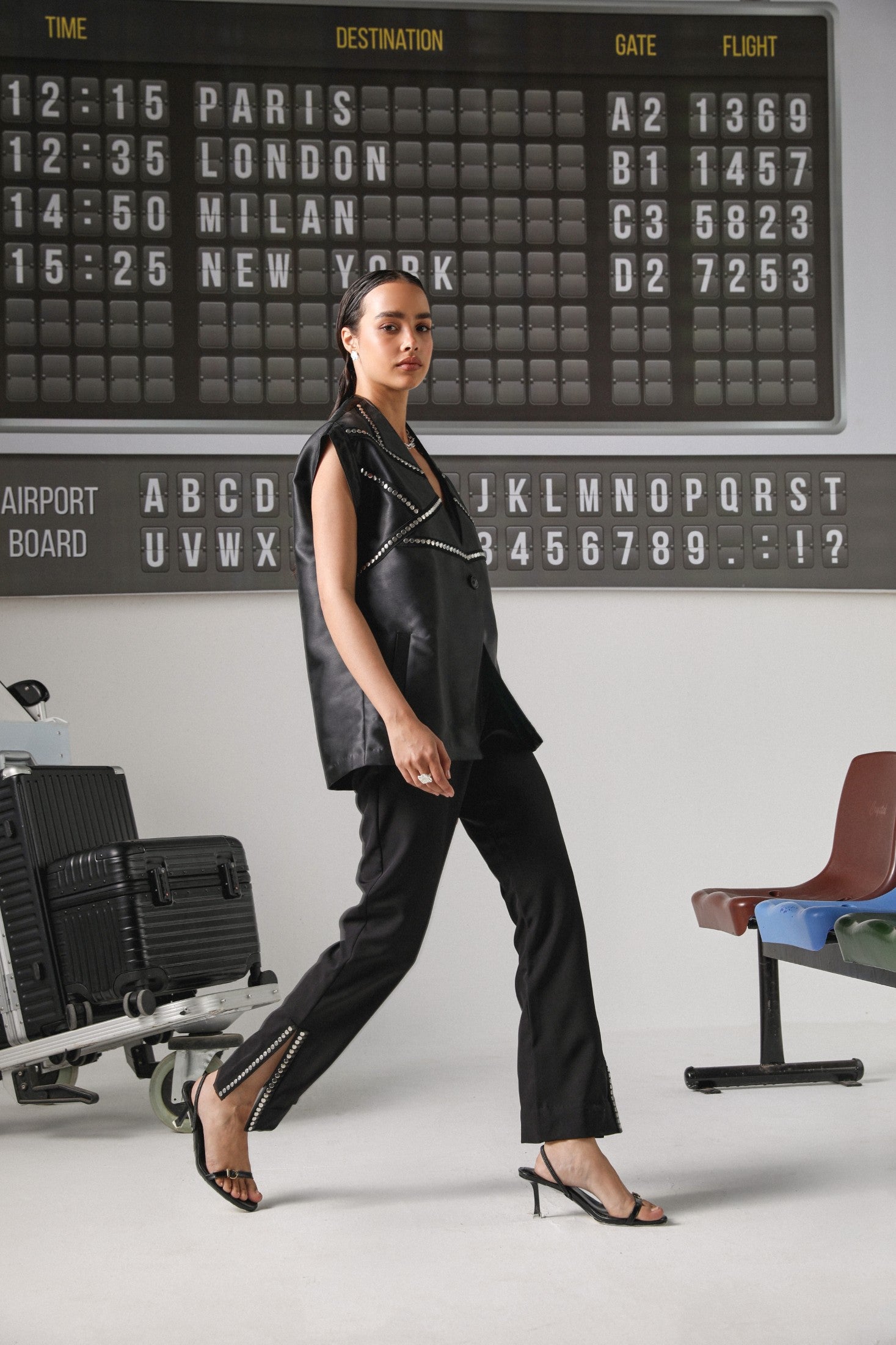 FLINT CO-ORD SET (BLACK)