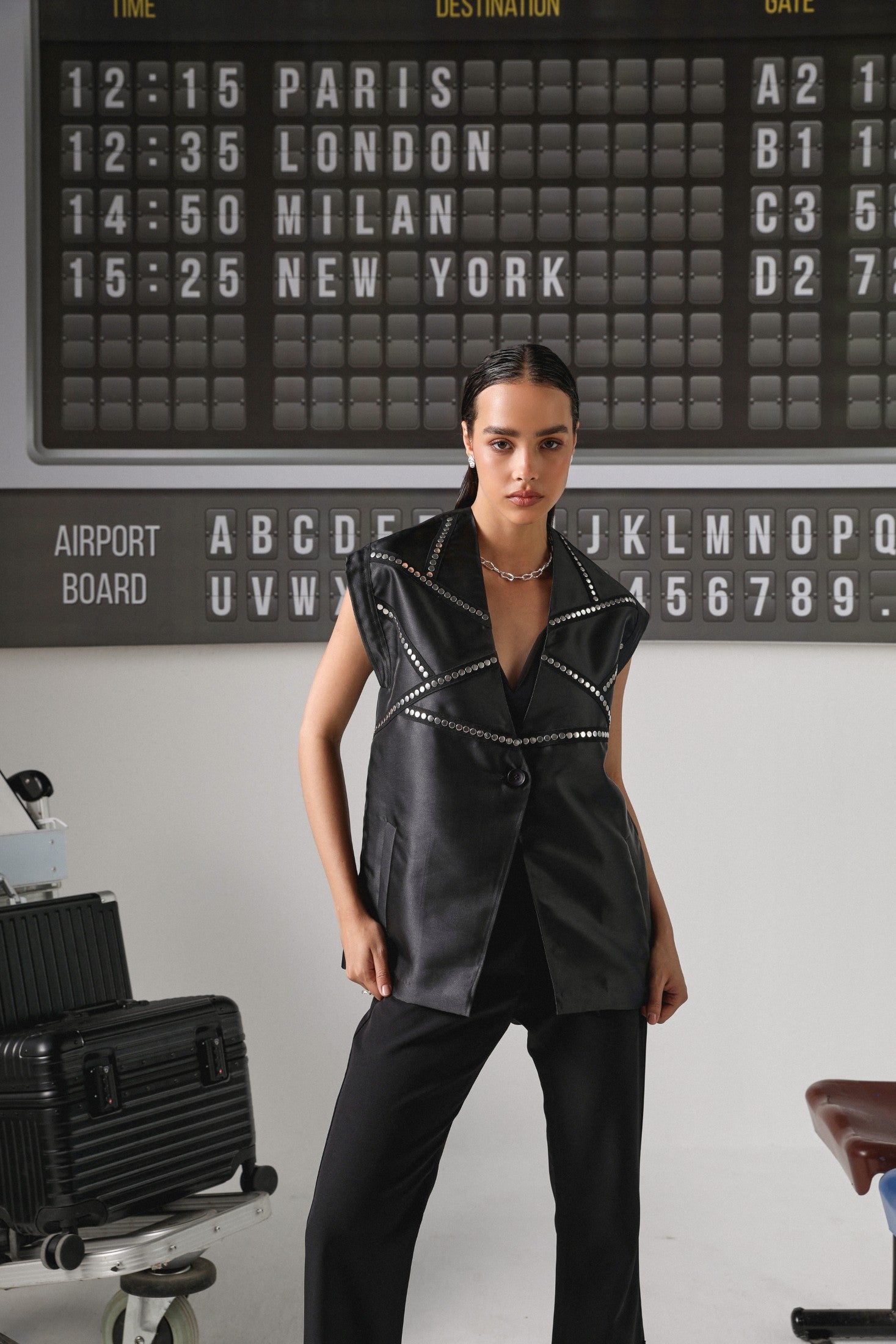 FLINT CO-ORD SET (BLACK)