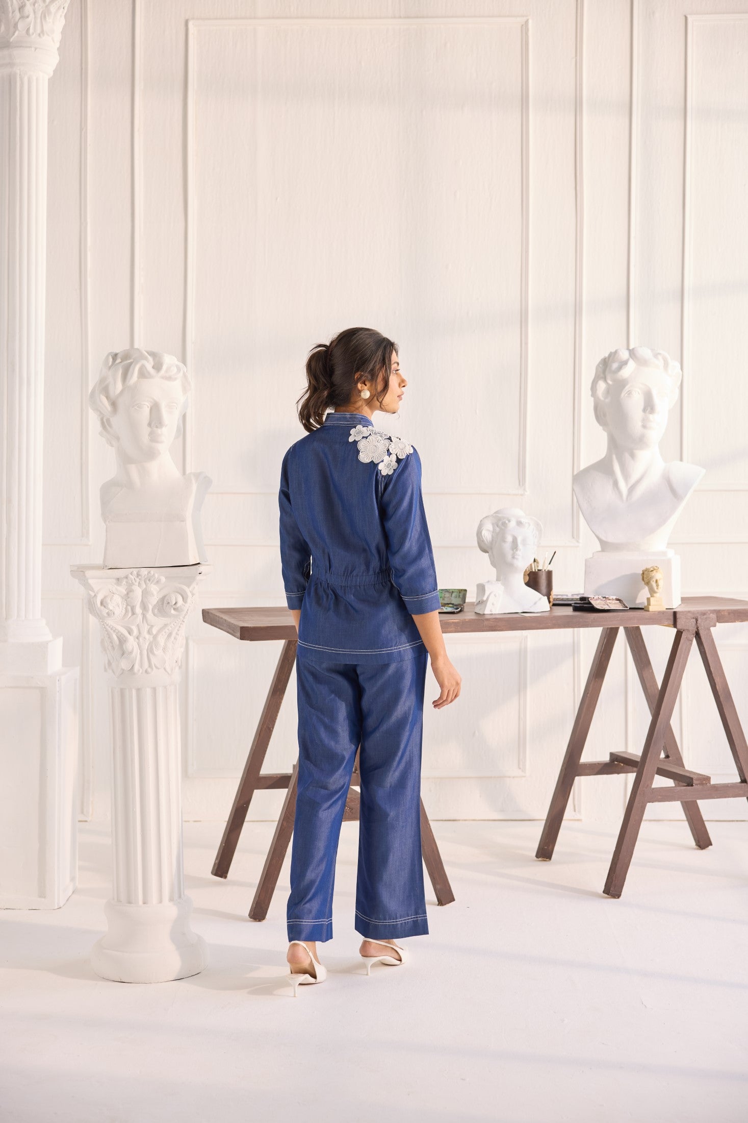 SHOULDER BLOOM CO-ORD SET
