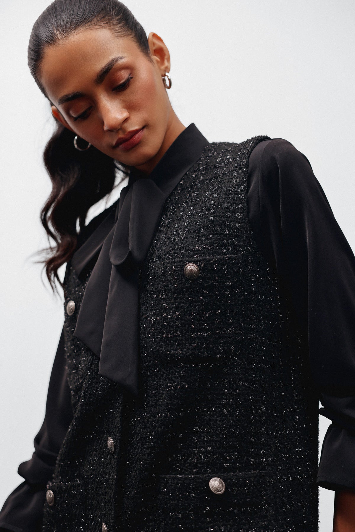 Tweed Theory Shirt and jacket set