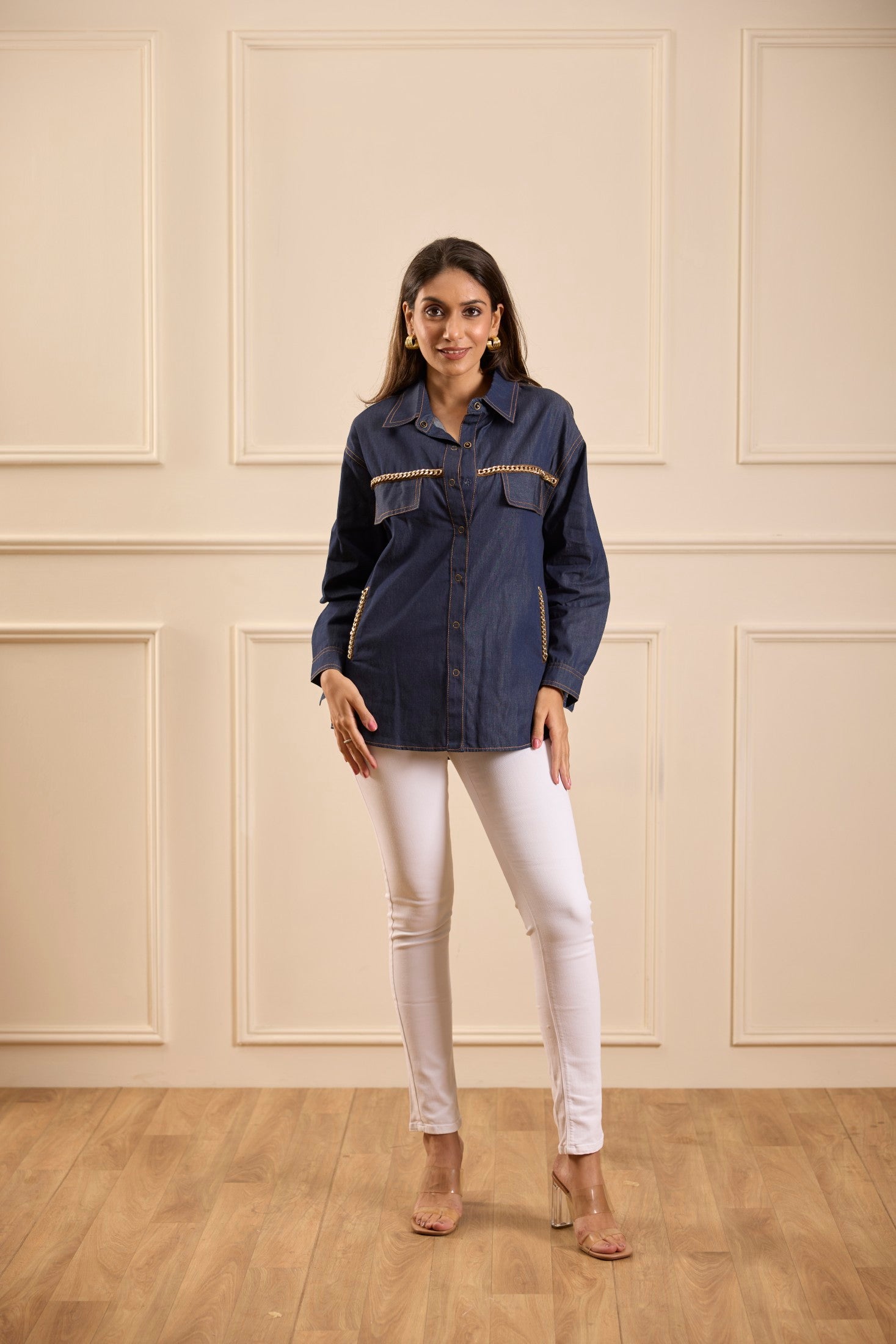 The Gilded Navy Shirt