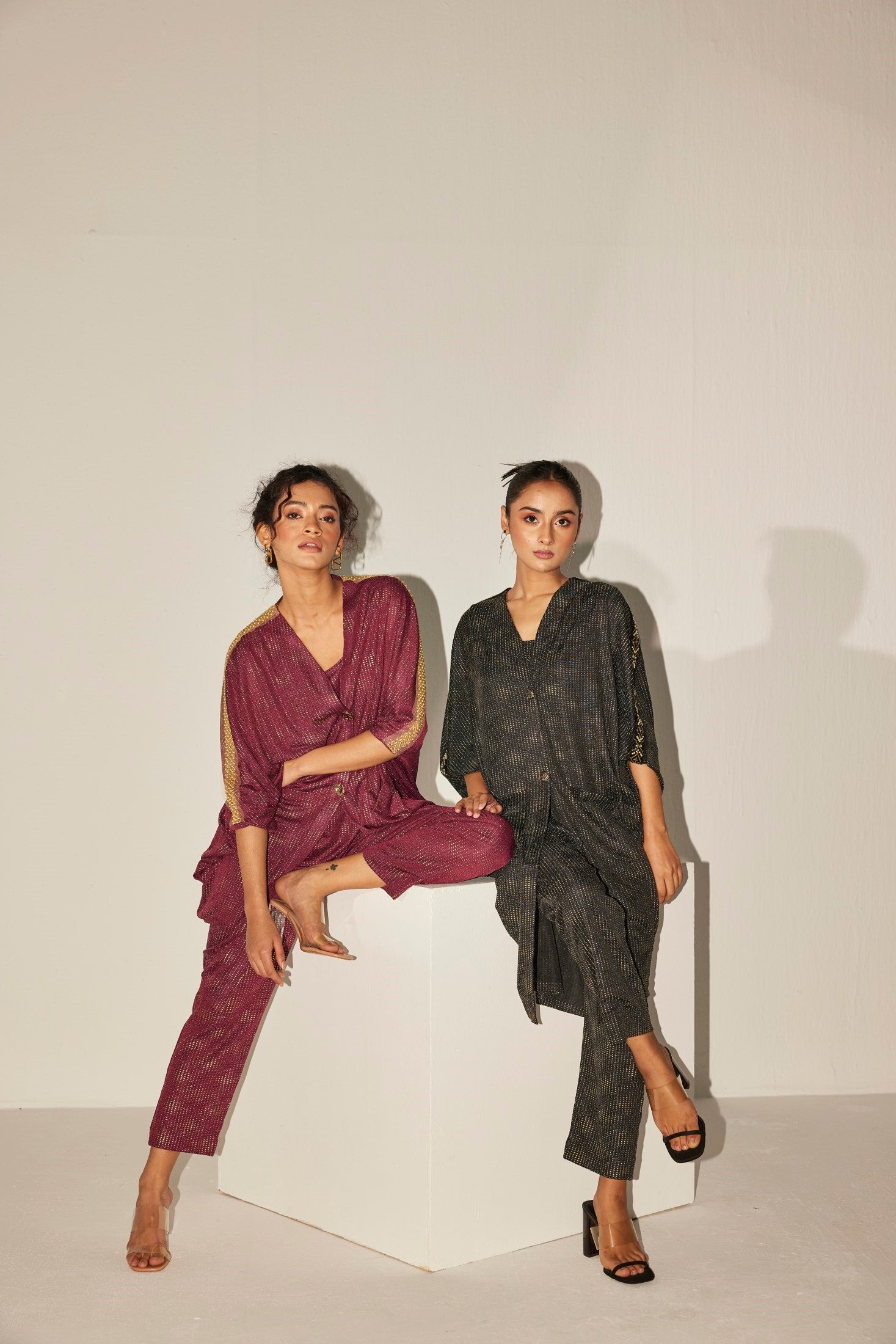 THE BLACK KIMONO SET